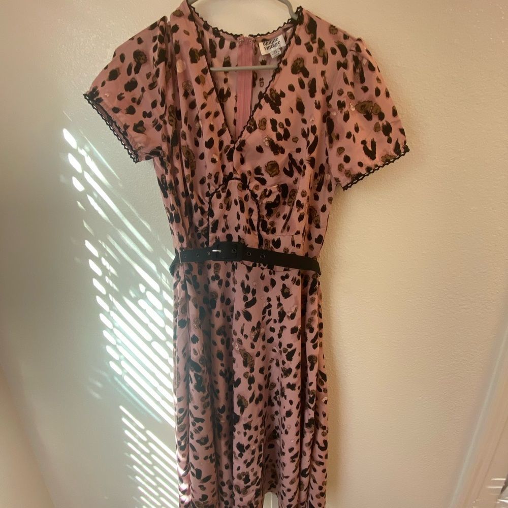 Belted Swing Dress